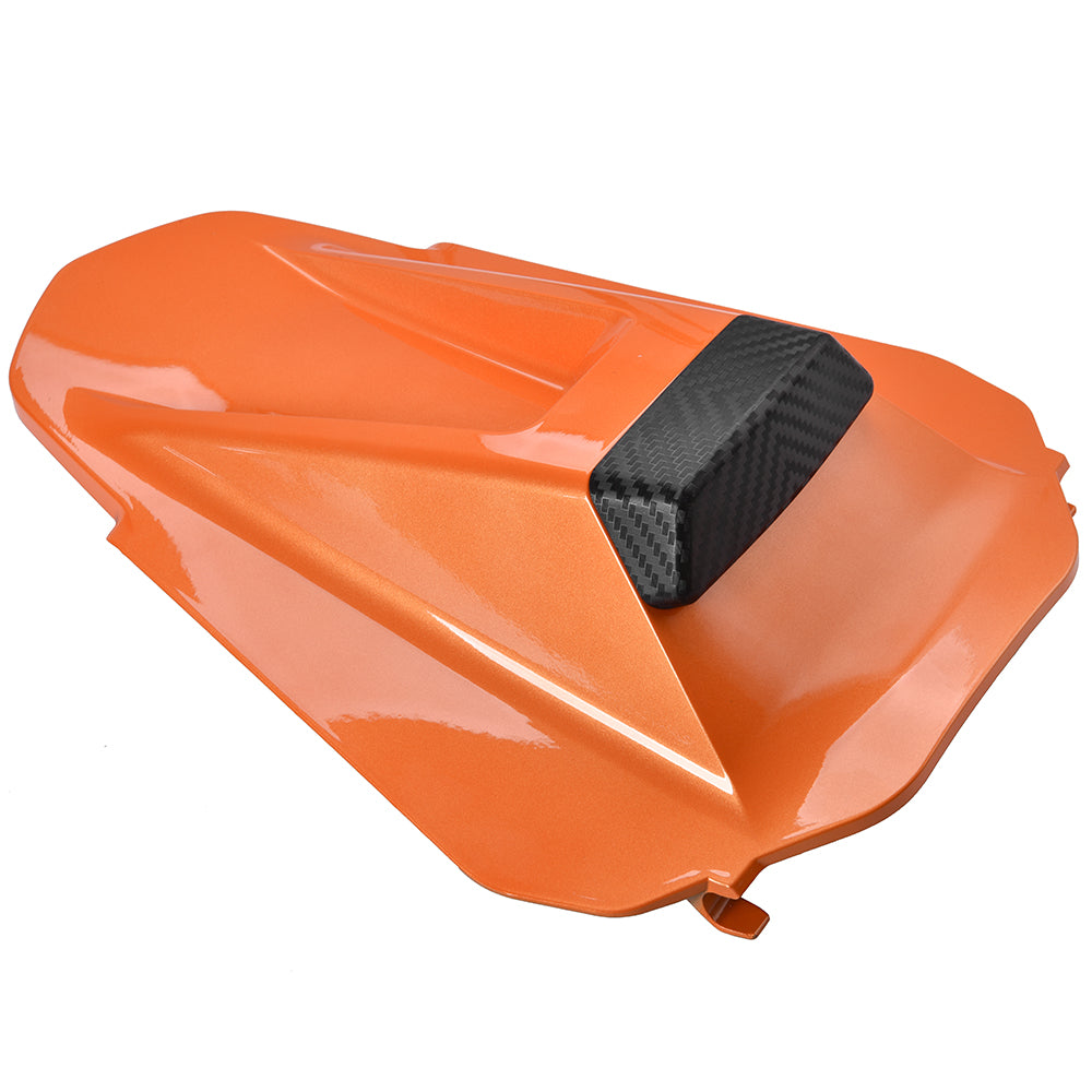 Seat Cover Rear Pillion Passenger Solo For KTM Duke 790 DUKE790 2019-2022 Seat Cowl Hump Carbon Fiber Grain Faring ABS Accessories
