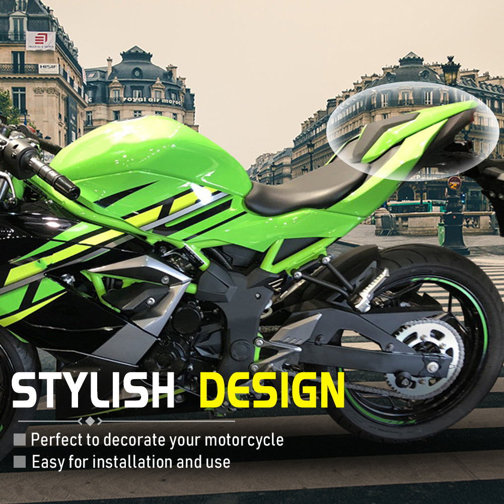 Motorcycle Accessories Rear Passenger Pillion Solo Seat Cover Cowl Fairing For Kawasaki Ninja 125 Z125 2018 2019 2020 2021