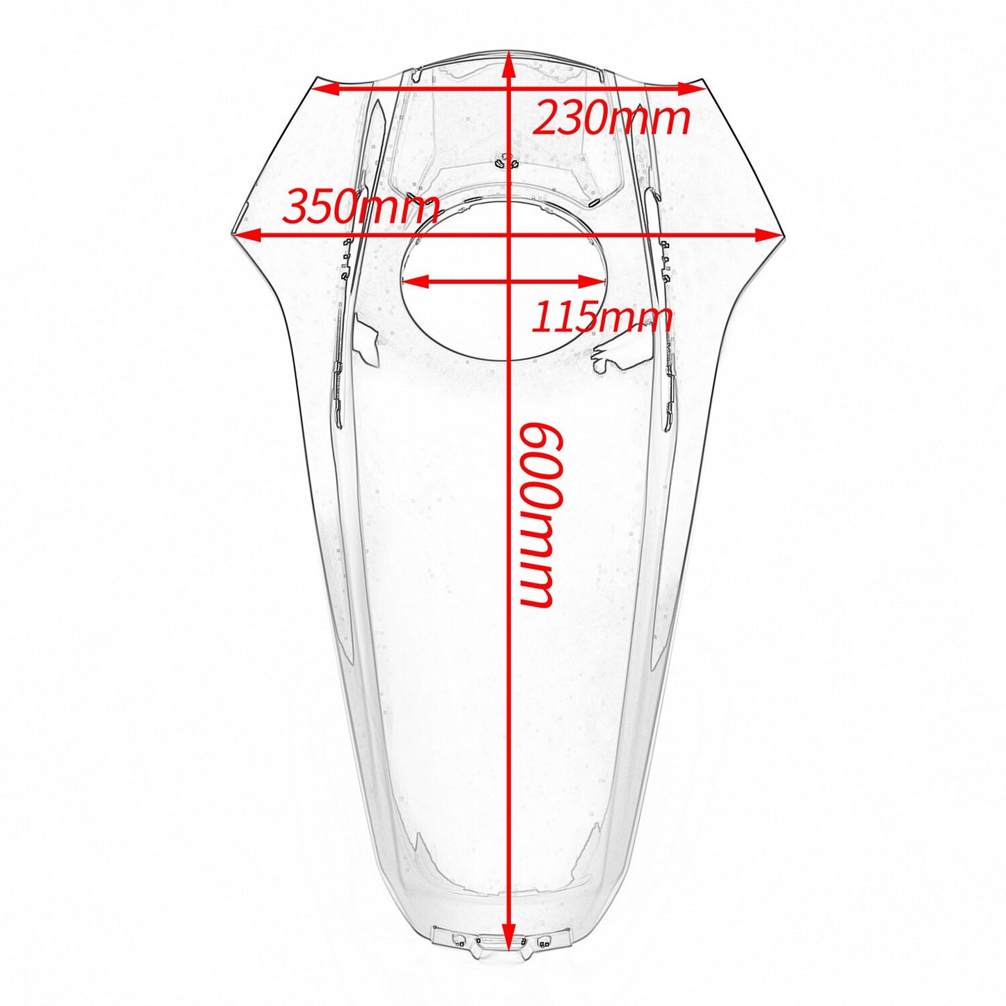 Oil Gas Cover Fairing For BMW R1200GS R1250GS Adv 2014-2019 R1200 R1250 GS Tank Protect Guard