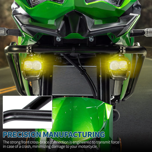 Wolfline Engine Guard Highway Crash Bar For Kawasaki Versys 650 2022-2026 Versys650 KLE650 Versys 650 KLE 650 2023 2024 2025