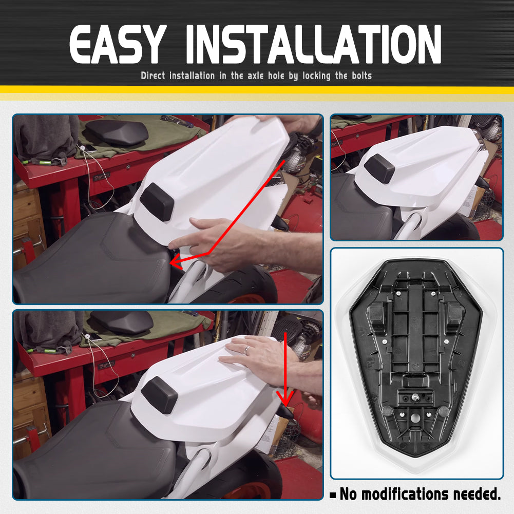 Rear Seat Cover Cowl Passenger For 2017-2022 KTM DUKE 125 250 390 2018 2019 2020 2021