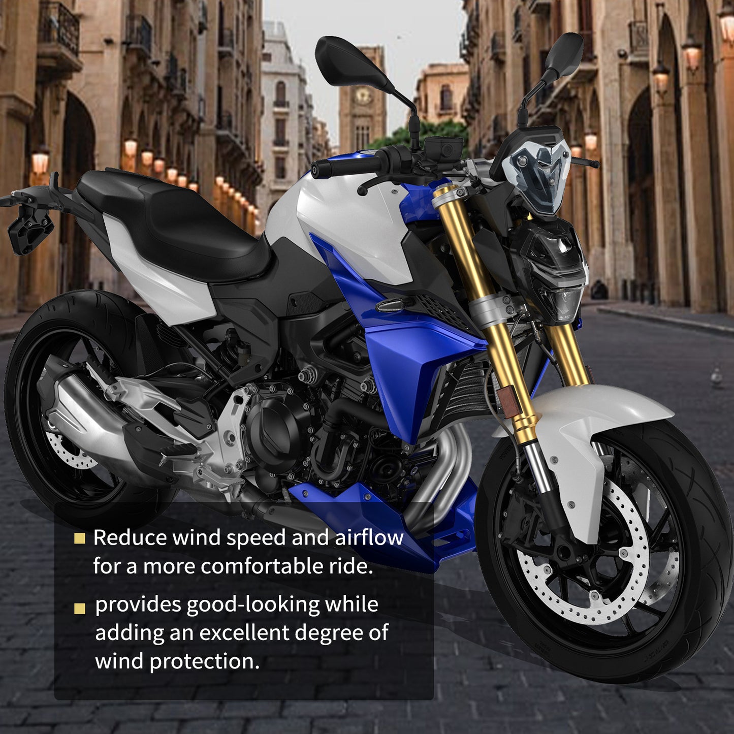 Motorcycle Accessories Windshield Windscreen Fairing Baffle Viser For BMW F900R F900 R 2020 2021 F 900 R Wind Deflectors Smoke