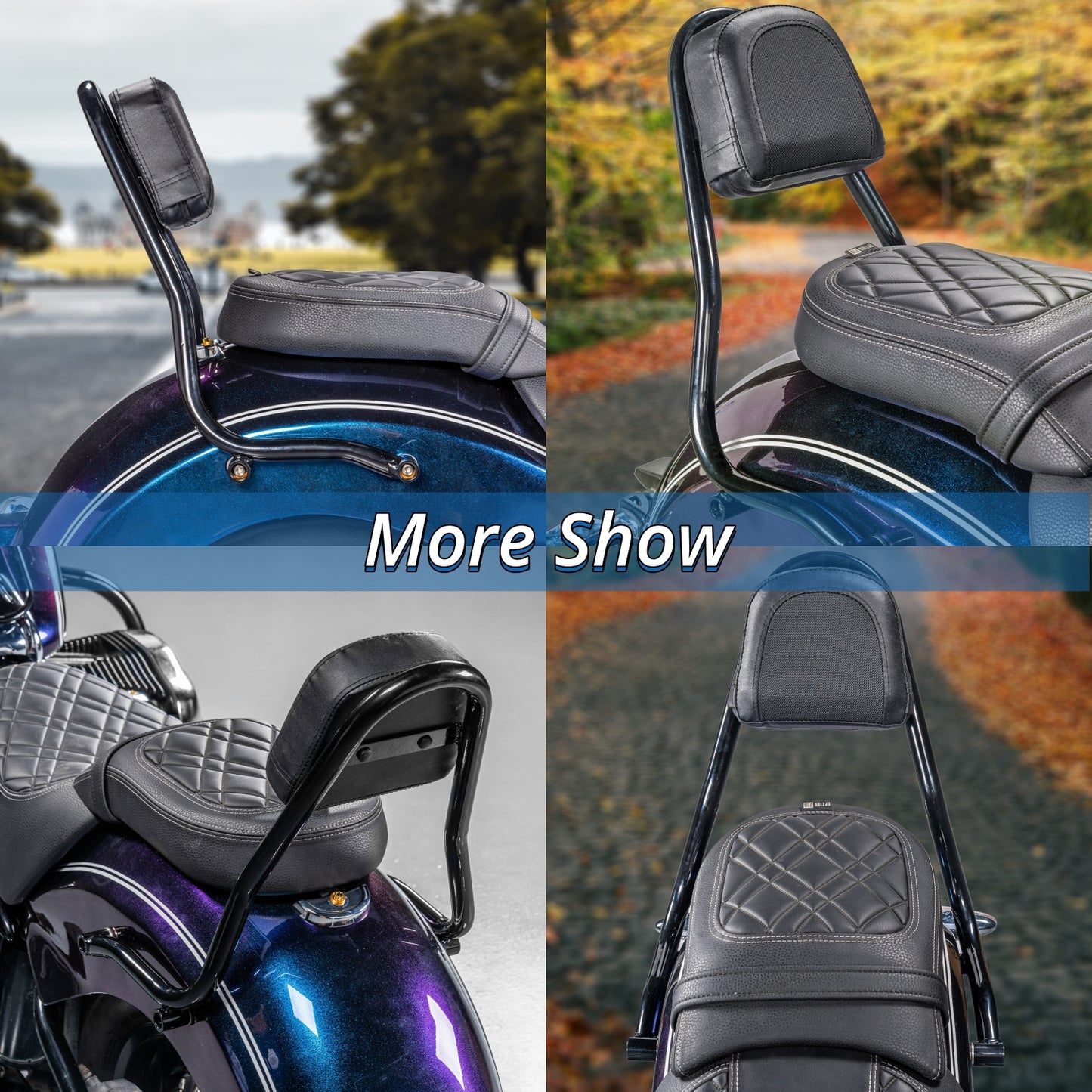 Wolfline R18 Rear Seat Cover for BMW R 18 2020 2021 2022 2023 Motorcycle Thicken Passenger Cushion Cover Accessories