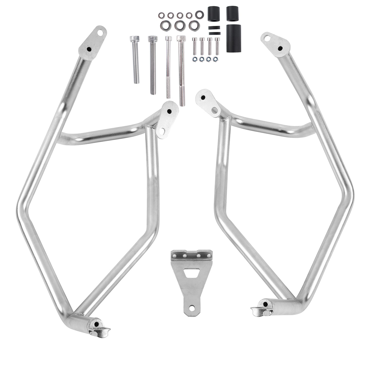 Wolfline Motorcycle Crash Bar Engine Guard Bumper Upper Frame Falling Protector For Triumph Tiger Sport 660 2022 2023 Stainless Steel