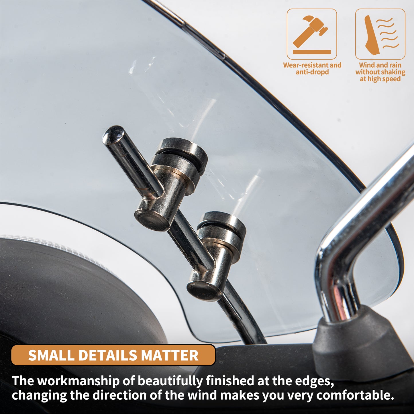 Windscreen Windshield Wind Air Flow Deflector Visor For Vespa Primavera 50 125 150 2017~2022 With Bracket Motorcycle Accessories
