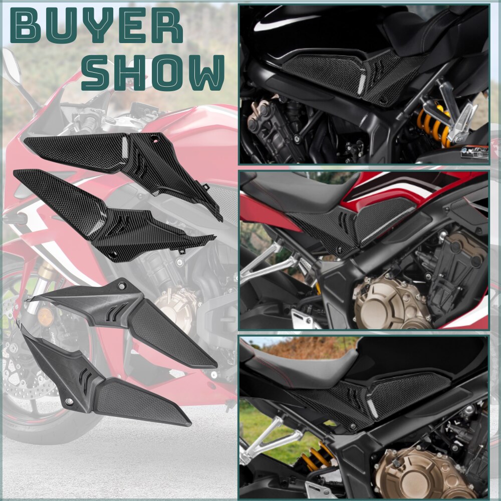 Wolfline CB650R CBR650R Side Panel Frame Guard Protector Cover for Honda CB CBR 650R 2019-2023 Motorcycle Fairing Cowl Plate Accessories