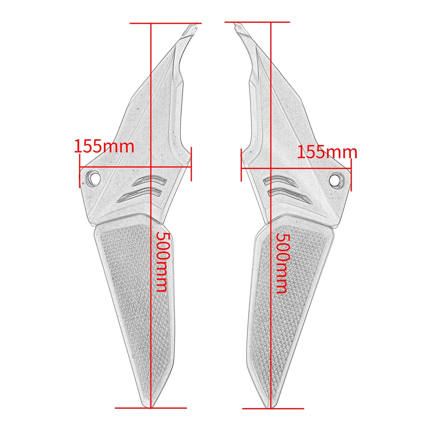 Wolfline CB650R CBR650R Side Panel Frame Guard Protector Cover for Honda CB CBR 650R 2019-2023 Motorcycle Fairing Cowl Plate Accessories