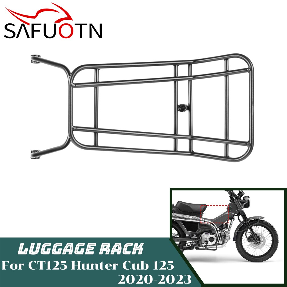 Wolfline CT125 Center Shelf Rack Middle Luggage Rack for Honda Hunter Cub CT 125 2020 2021 2022 2023 Motorcycle Foot Pedal Bracket