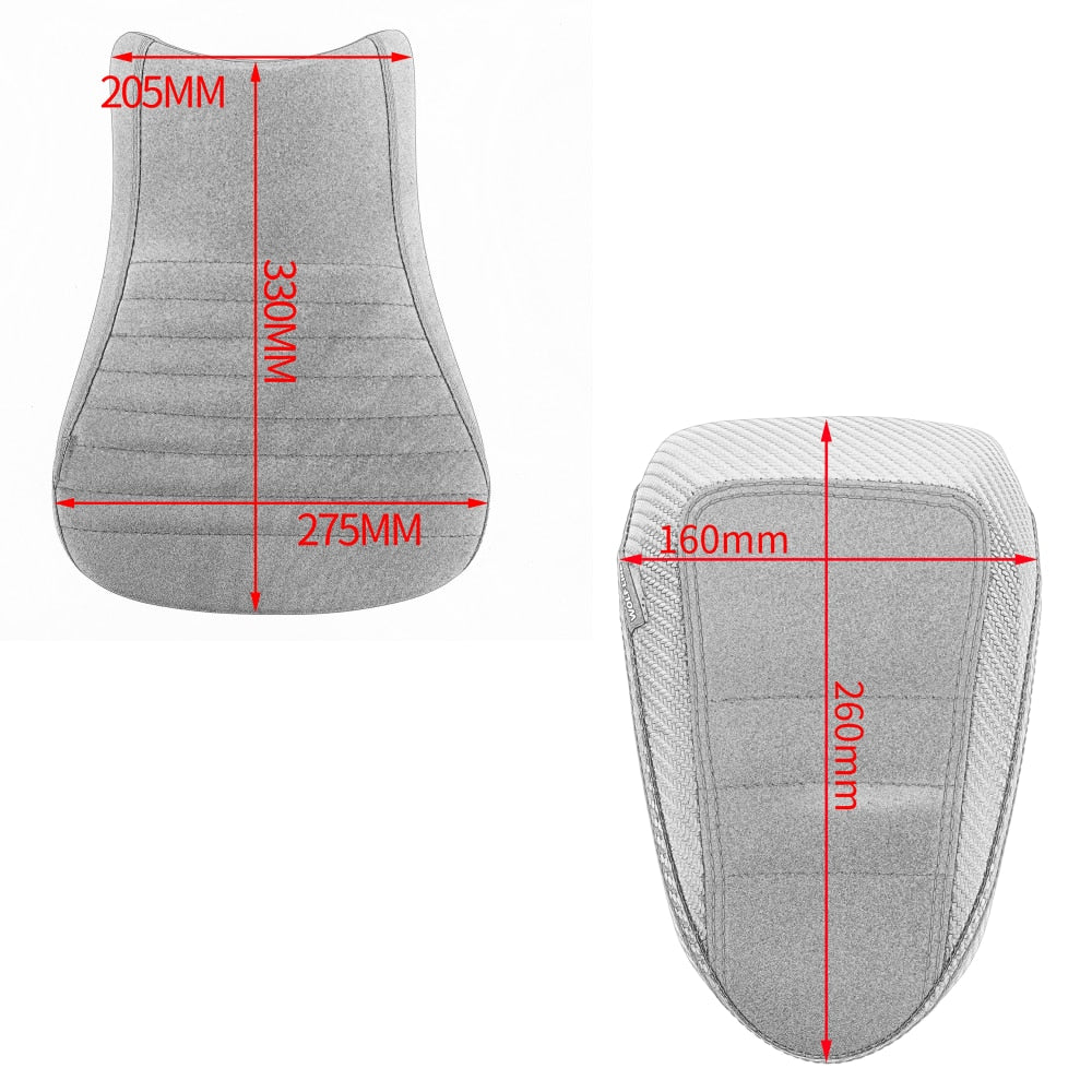 Motorcycle Front Driver Seat Cover For BMW S1000RR 2019-2023 S1000 S 1000 RR 2020 2021 2022 Rear Passenger Cushion Pillion Hump Cowl Fairing