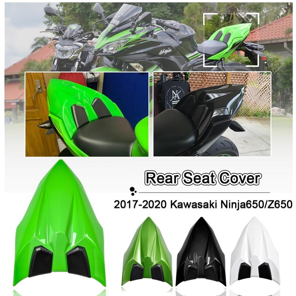Rear Solo Seat Cover For Kawasaki Ninja650 Z650 Pillion Passenger Hard Solo Seat Cowl Hump Fairing Ninja 650 Z 650 2017 2018 2019 2020 2021 2022 2023