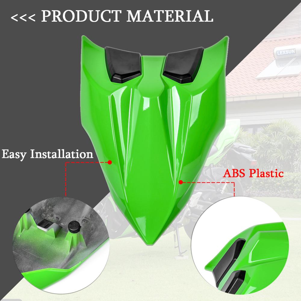 Rear Solo Seat Cover For Kawasaki Ninja650 Z650 Pillion Passenger Hard Solo Seat Cowl Hump Fairing Ninja 650 Z 650 2017 2018 2019 2020 2021 2022 2023