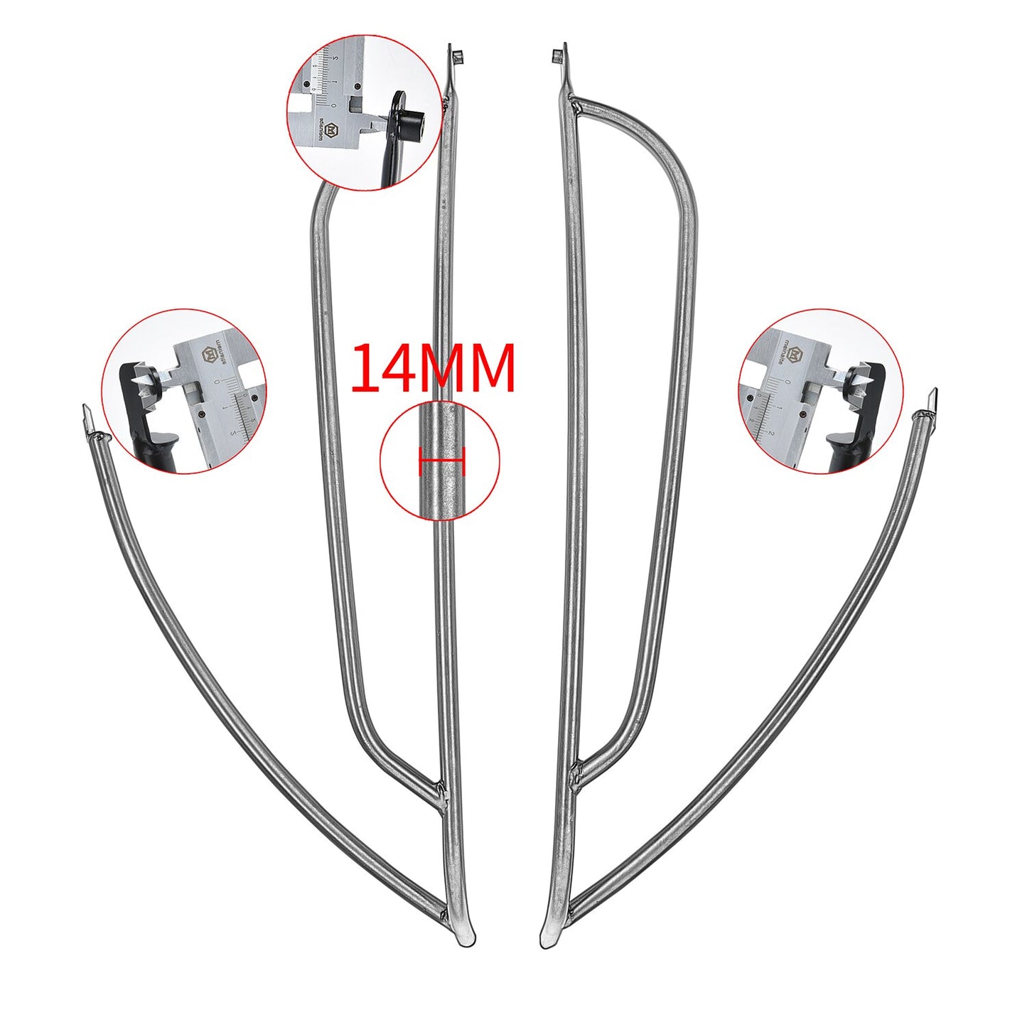 Wolfline For Vespa Primavera 50 125 150 2014-2023 Rear Passenger Crash Bar Sprint150 Sprint 150 Motorcycle Frame Protection Bumper