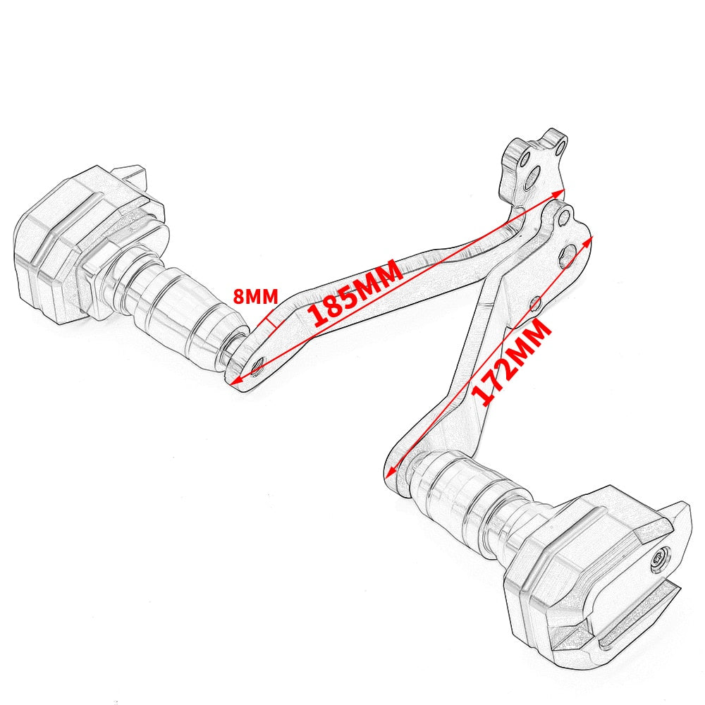 Frame Crash Sliders For 2019 Yamaha YZF-R3 YZF-R25 YZF R3 R25 Engine Guard Body Fairing Falling Protector Motorcycle Accessories