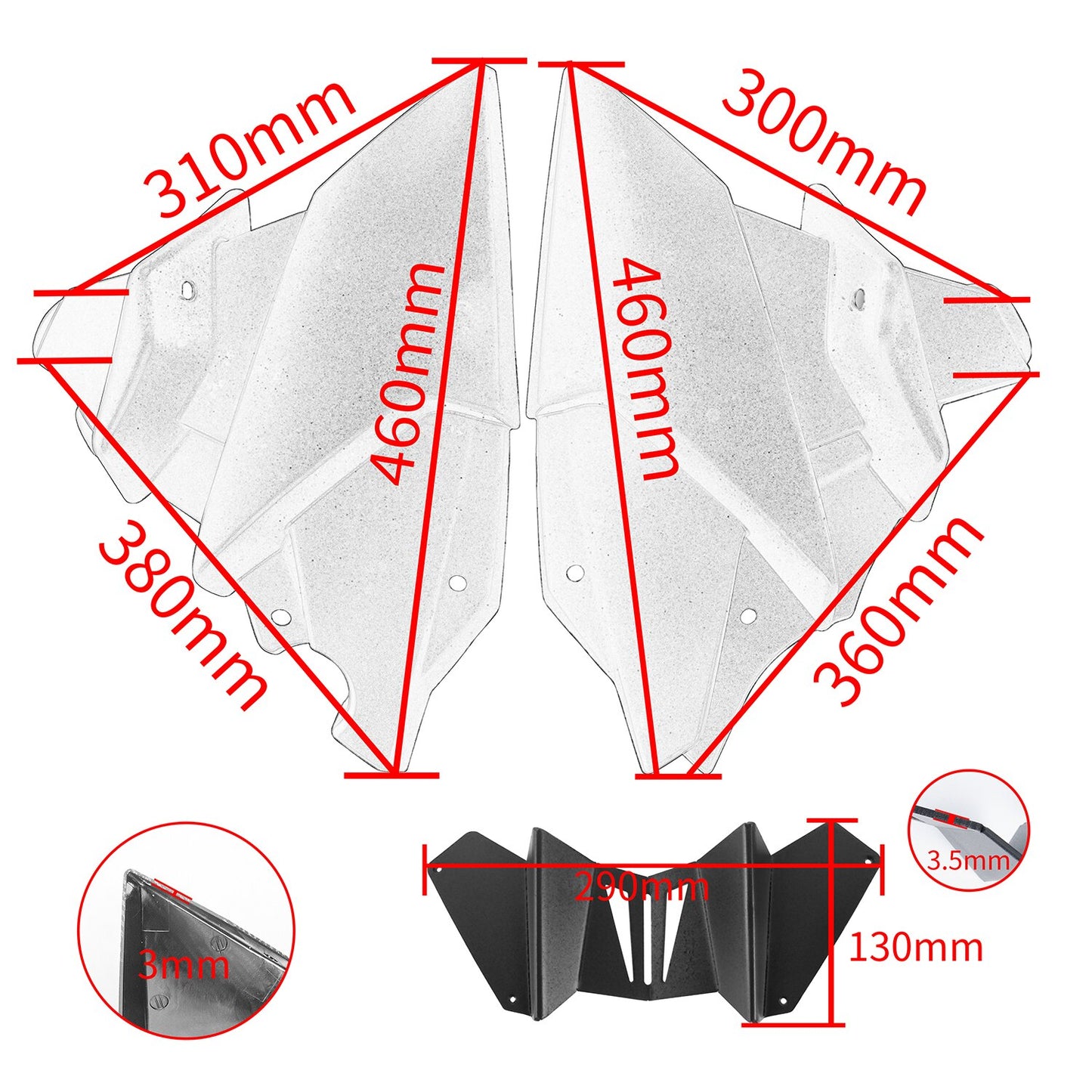 MT09 Belly Pan Lower Engine Spoiler Fairing For Yamaha MT-09 MT 09 SP 2021-2023 Motorcycle Panel Frame Protection Cover Cowl