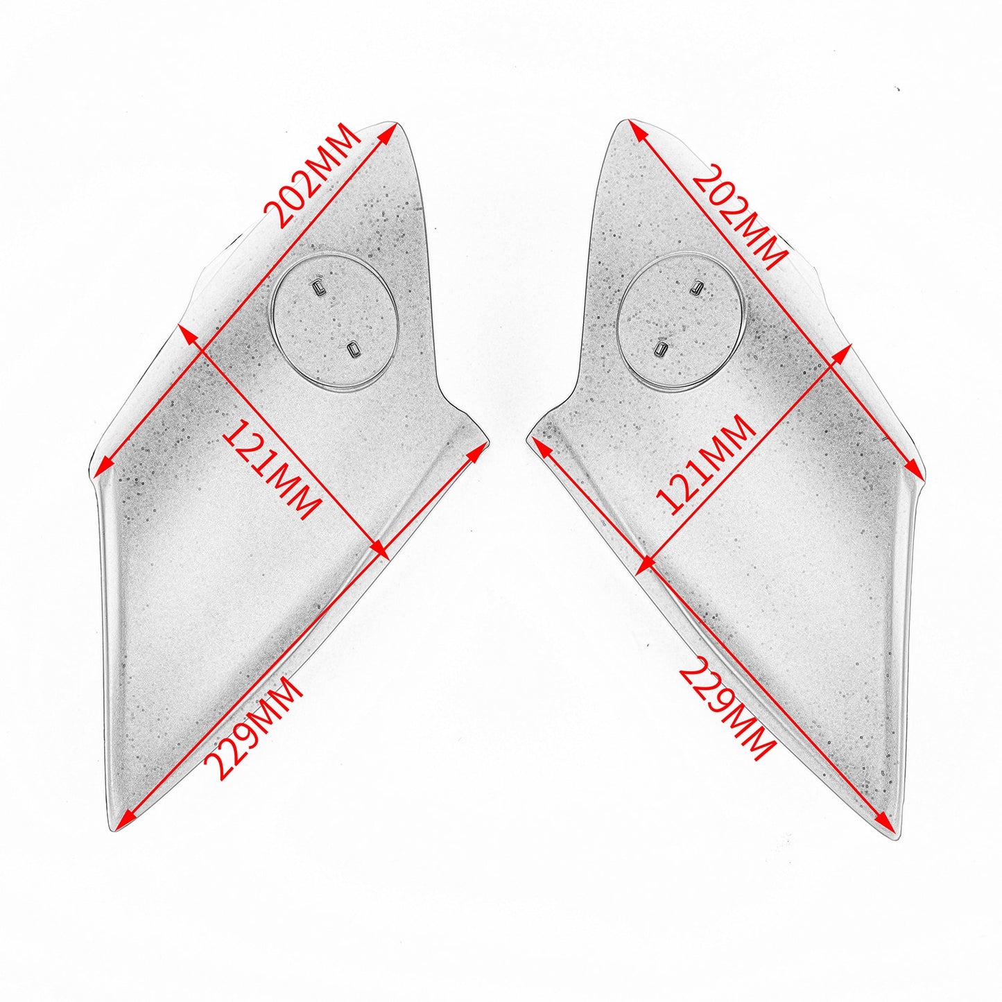 Wolfline MT09 Fuel Gas Tank Front Side Cover Trim Cowl For Yamaha MT 09 MT-09 SP 2021 2022 2023 Motorcycle Fuel Cap Fairing Accessories