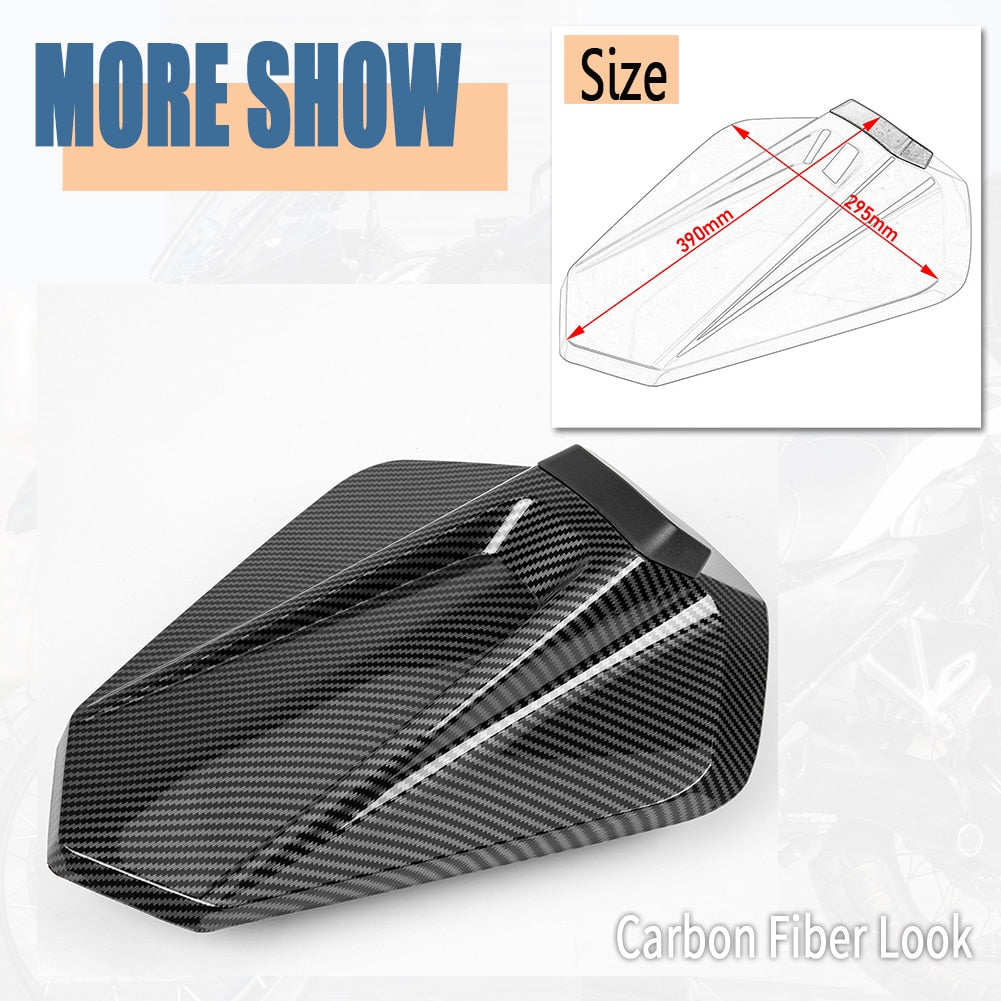 Rear Passenger Pillion Solo Seat Cover For KTM 125 250 390 Duke 2017-2022 2018 2019 2020 2021