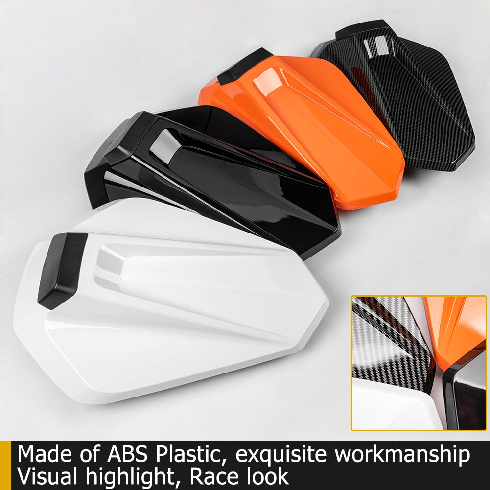 Rear Passenger Pillion Solo Seat Cover For KTM 125 250 390 Duke 2017-2022 2018 2019 2020 2021