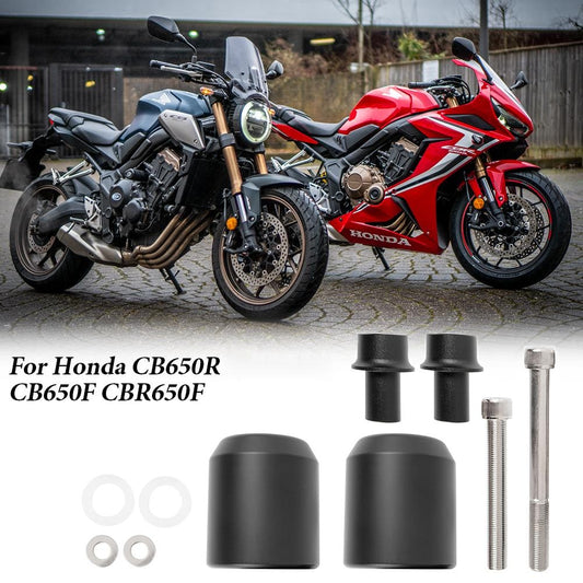 Wolfline Motorcycle Accessories Frame Slider Engine Guard Protector Crash Pad for Honda CB650R CBR650R 2019-2022 CB650F CBR650F 2014-2019