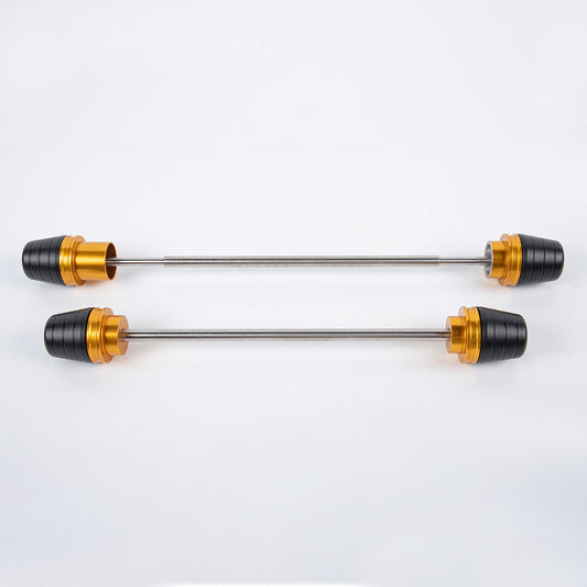 Wolfline Motorcycle Accessories Front Rear Axle Fork Wheel Slider Protector For Kawasaki Z650RS 2022 2023 Front Rear Wheel Lever