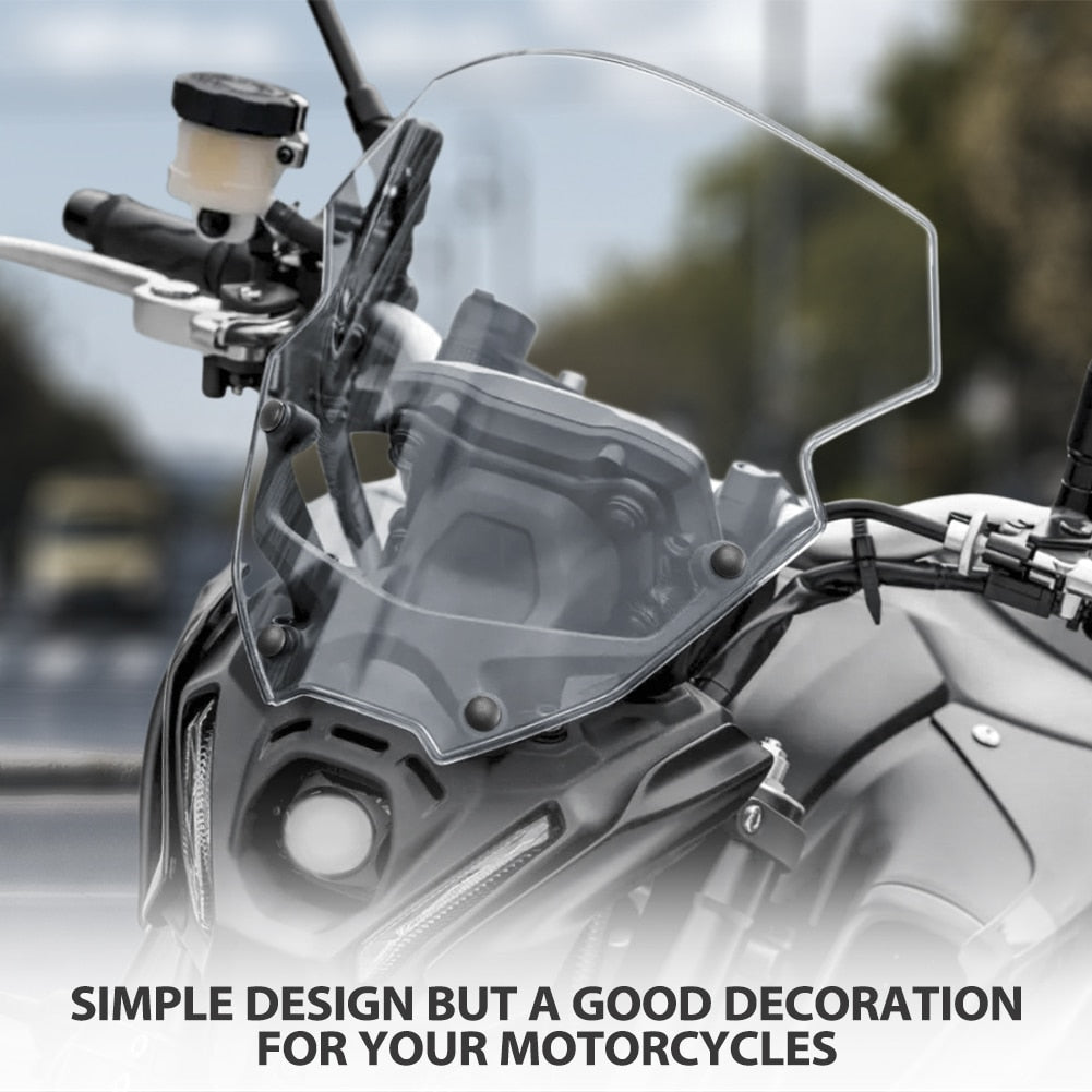 Wolfline Motorcycle Accessories Wind Deflectors NEW 2021 2022 2023 Windshield Windscreen For YAMAHA MT-09 FZ-09 MT09 FZ09 SP MT FZ 09