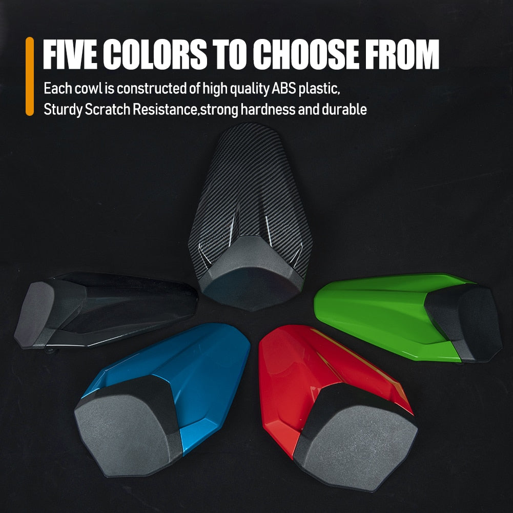 Motorcycle Carbon Fiber Rear Seat Cover Cowl Fairing Passenger Pillion For Kawasaki ZX-25R ZX 25R 2020 2021 ZX25R Accessories