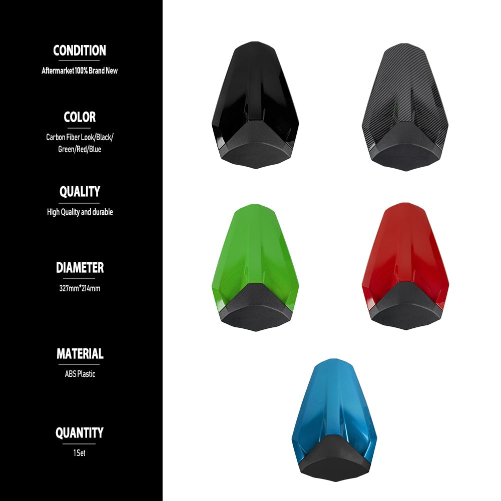 Motorcycle Carbon Fiber Rear Seat Cover Cowl Fairing Passenger Pillion For Kawasaki ZX-25R ZX 25R 2020 2021 ZX25R Accessories
