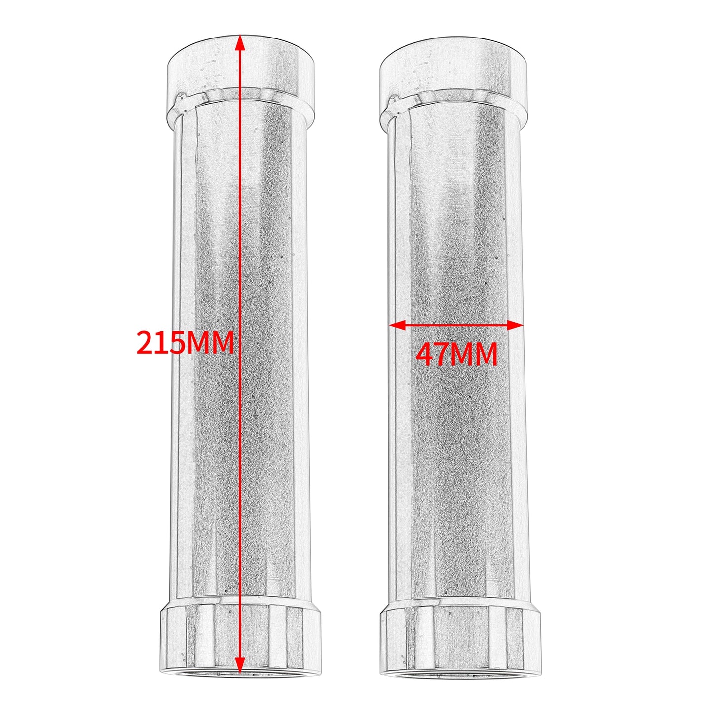 Wolfline Motorcycle Front Fork Boot Tube Shock Absorber Slider Cover For Kawasaki Z650RS 2022 2023 Aluminum Accessories
