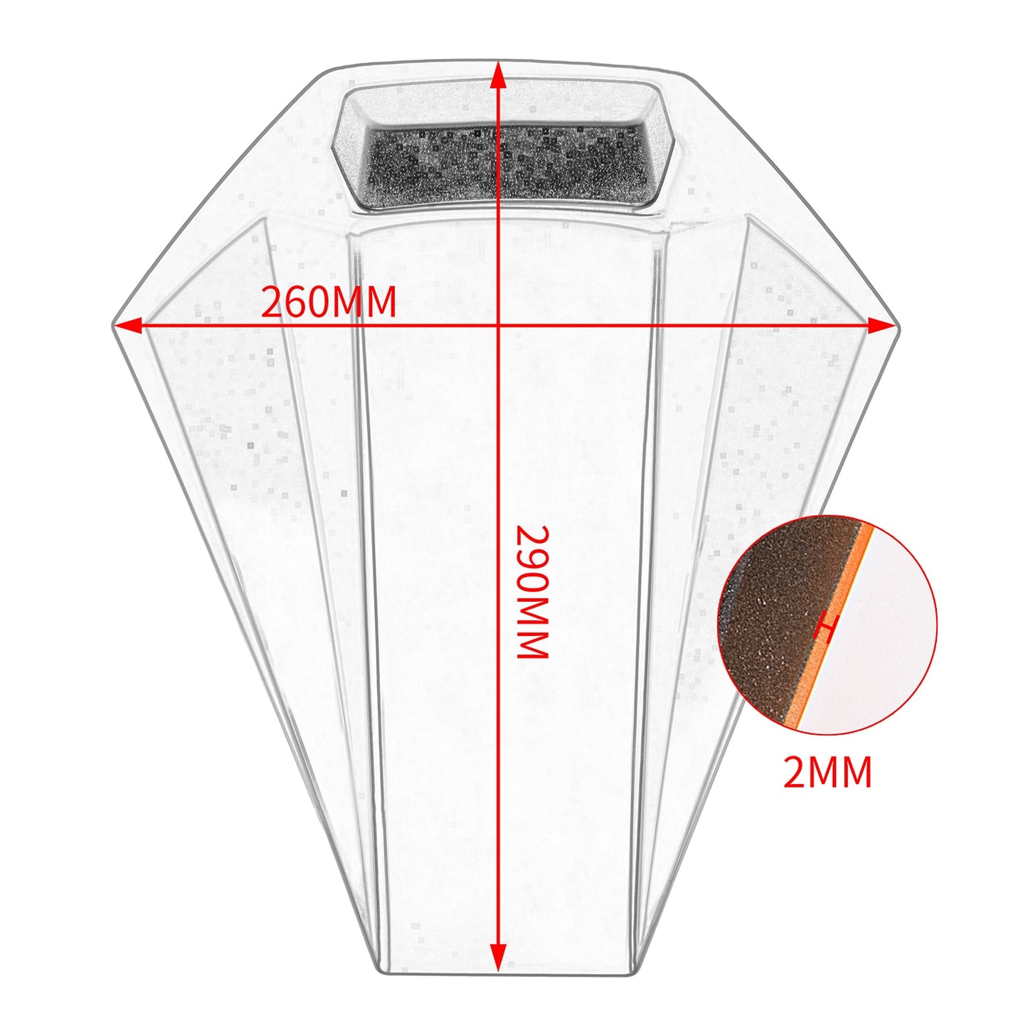 Passenger Rear Solo Seat Cover For KTM RC390 RC 390 2022-2024 Motorcycle Pillion Seat Cowl Fairing Parts Accessories 2023