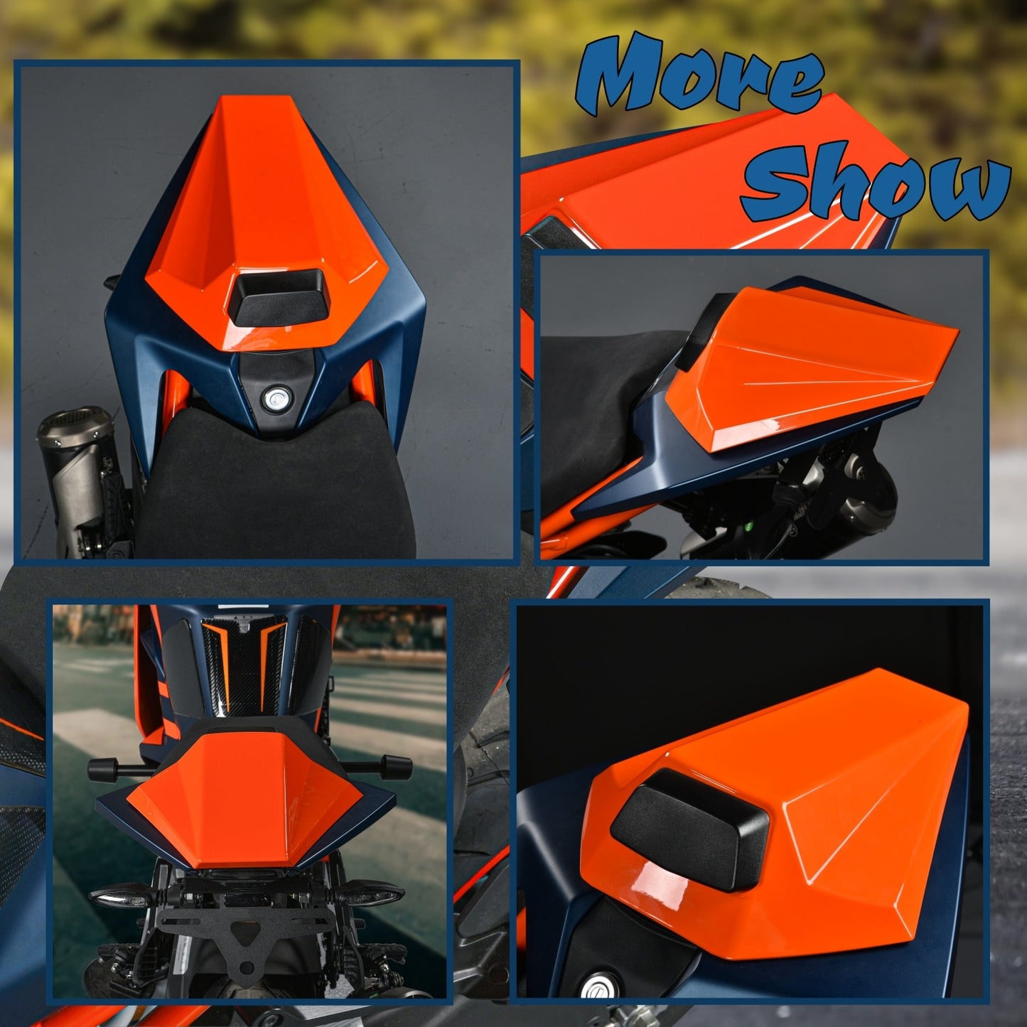Passenger Rear Solo Seat Cover For KTM RC390 RC 390 2022-2024 Motorcycle Pillion Seat Cowl Fairing Parts Accessories 2023