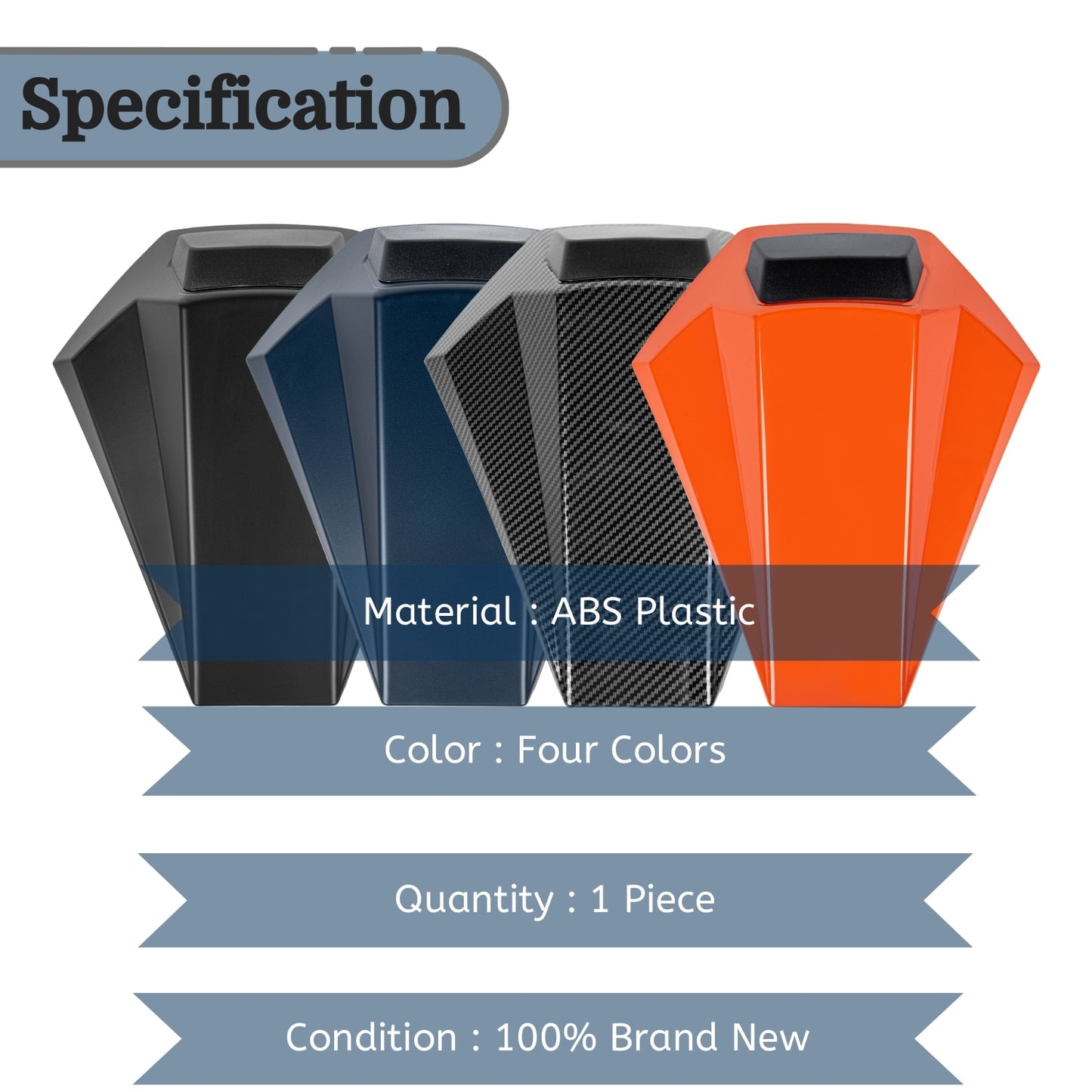 Passenger Rear Solo Seat Cover For KTM RC390 RC 390 2022-2024 Motorcycle Pillion Seat Cowl Fairing Parts Accessories 2023