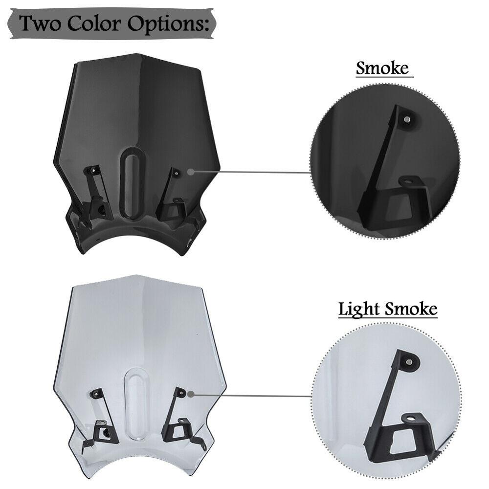 Motorcycle Sports Windshield WindScreen Airflow Wind Deflector Visor 2018-2022 For Honda CB125R CB300R CB250R Accessories