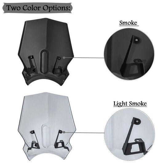 Motorcycle Sports Windshield WindScreen Airflow Wind Deflector Visor 2018-2022 For Honda CB125R CB300R CB250R Accessories