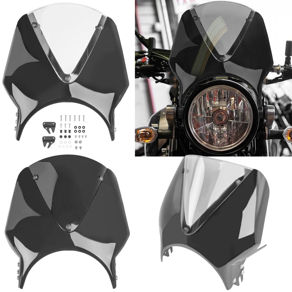 Motorcycle Vision Windscreen Windshield Wind Deflector For Yamaha 2016-2021 2018 2019 2020 XSR900 XSR700 Accessories