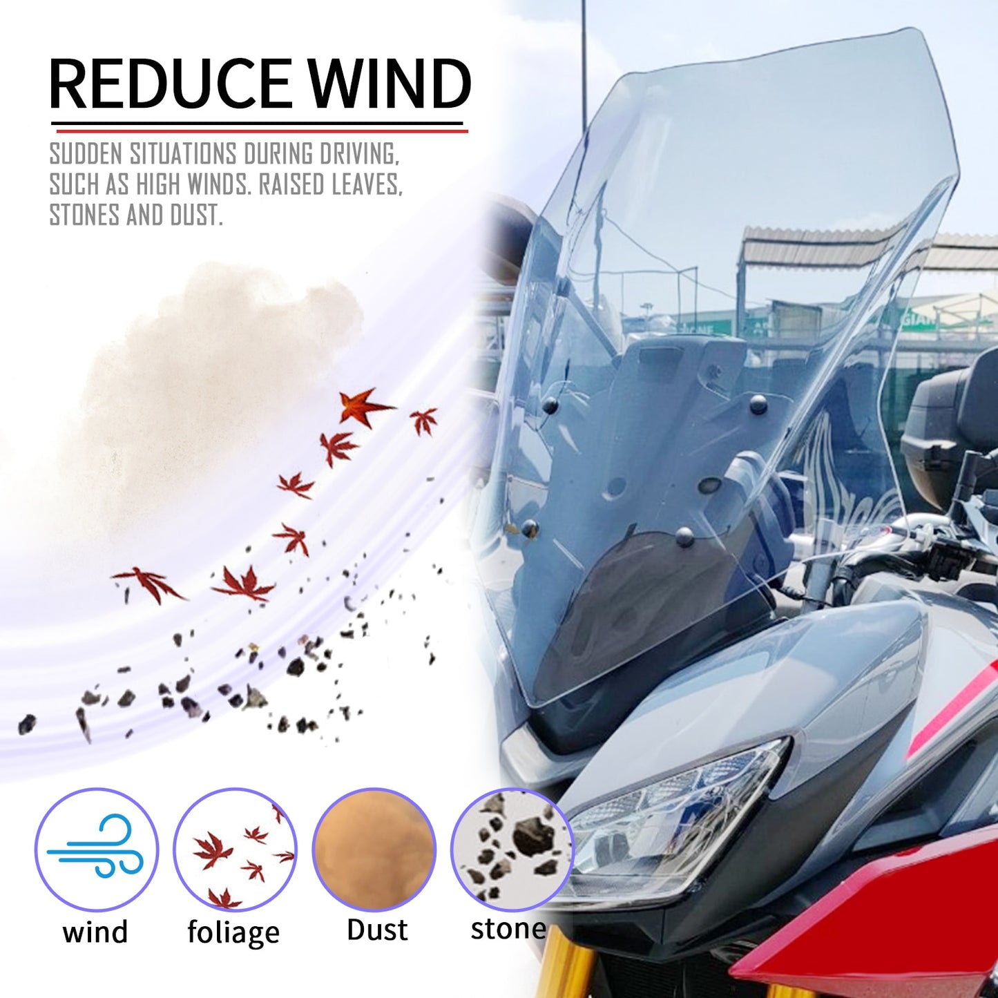 Windscreen Windshield For Yamaha Tracer 900 9 GT 900GT 9GT 2018-2023 2019 2020 2021 2022 2023 Wind Shield Fairing