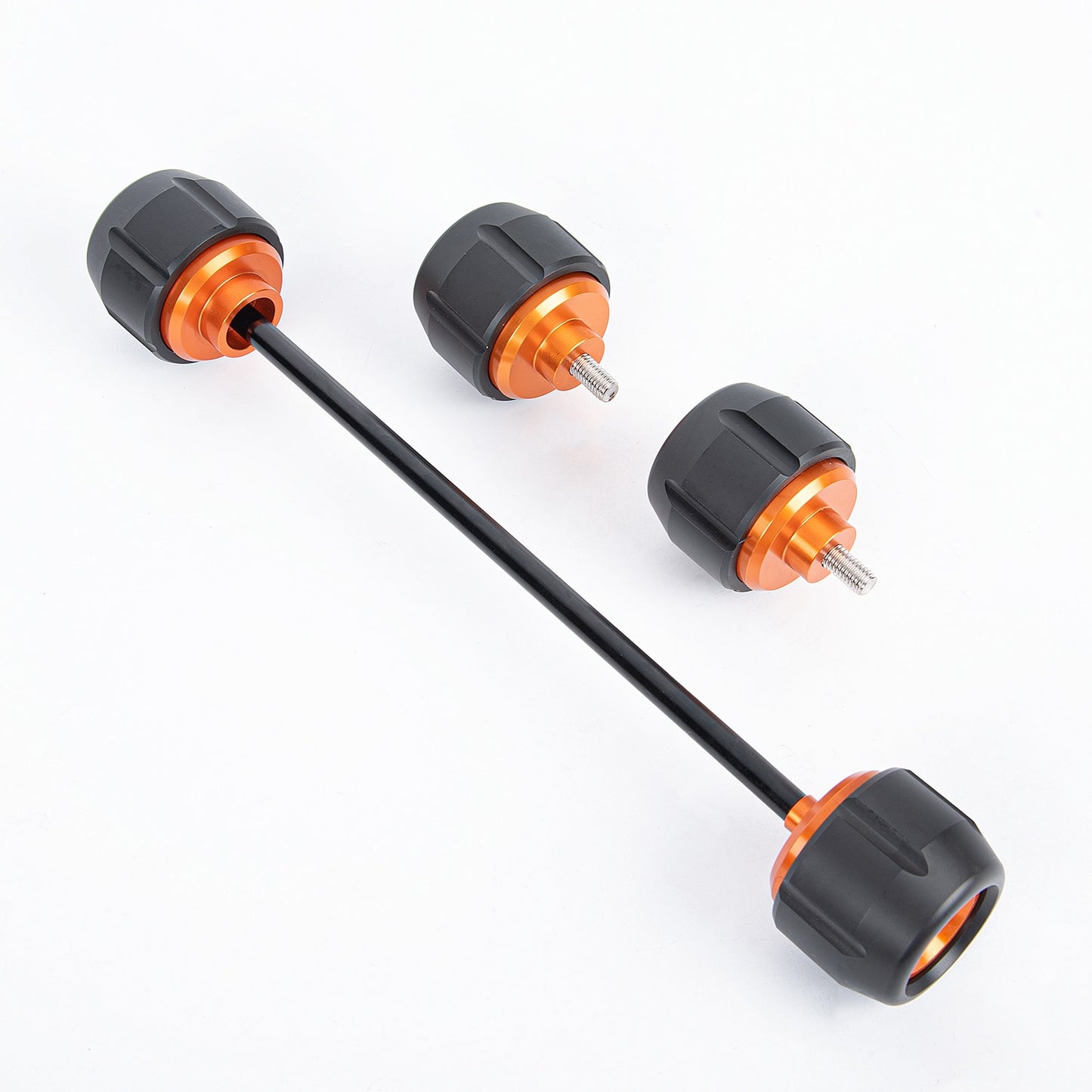 Wolfline RC390 Front Rear Wheel Protector Axle Fork Slider Crash Pads For KTM RC 390 2022 2023 Motorcycle Accessories