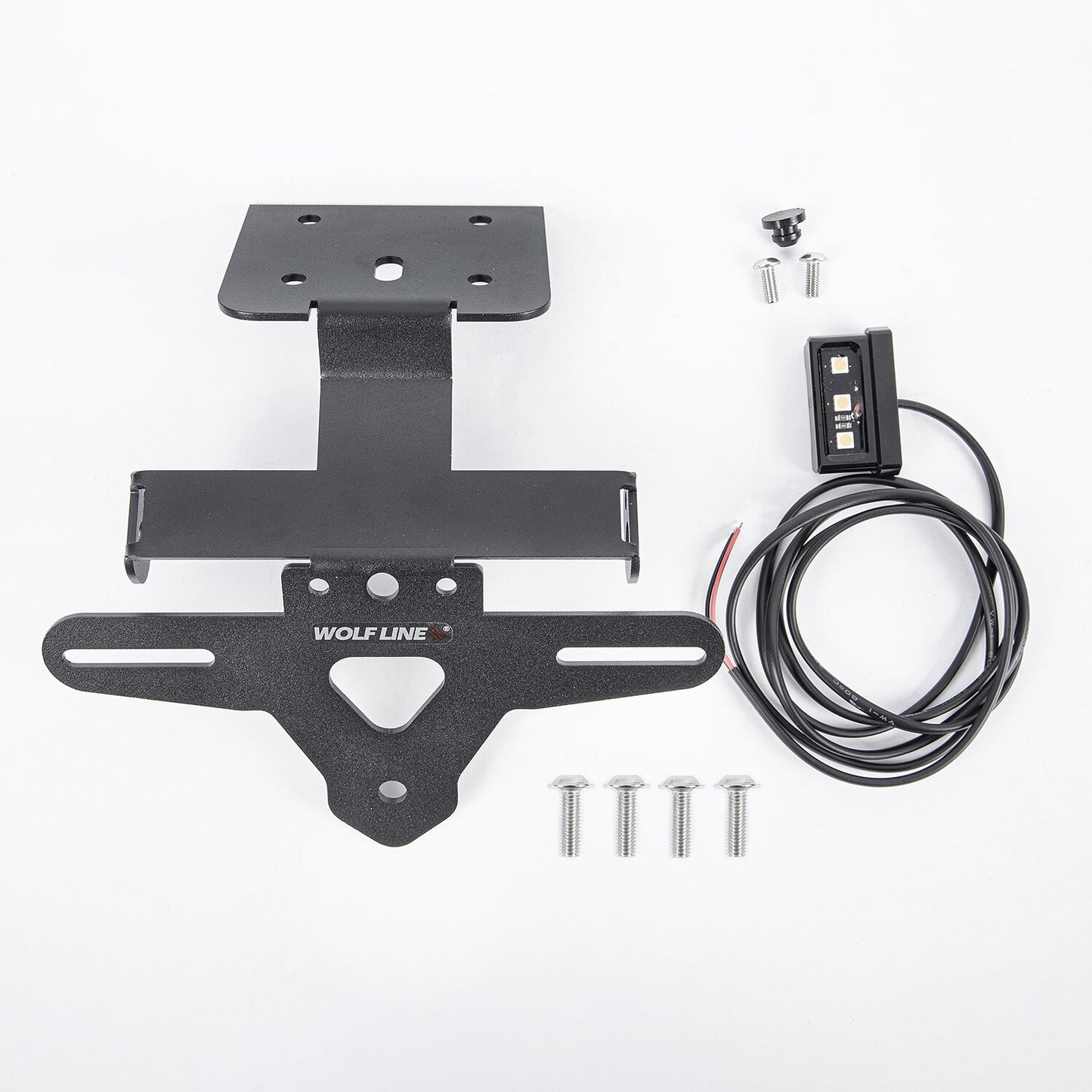 Wolfline RC390 Rear License Plate Holder Bracket For KTM RC 390 2022 2023 Motorcycle Tail Tidy Eliminator Accessories