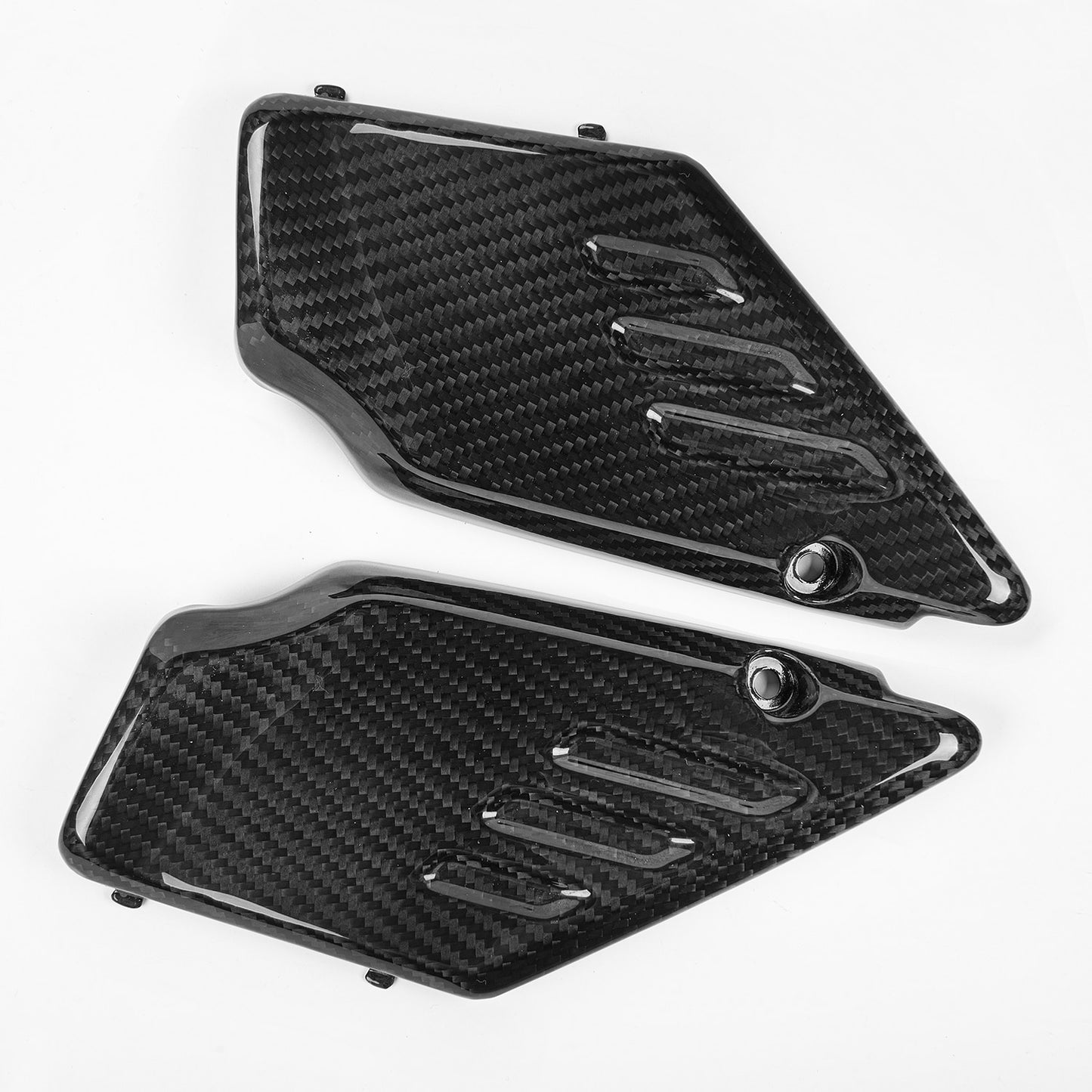 Wolfline Motorcycle Accessories Front Frame Side Cover For Kawasaki Z650RS 2022 2023 Real Carbon Fiber Cowl Panel Trim Body Fairings