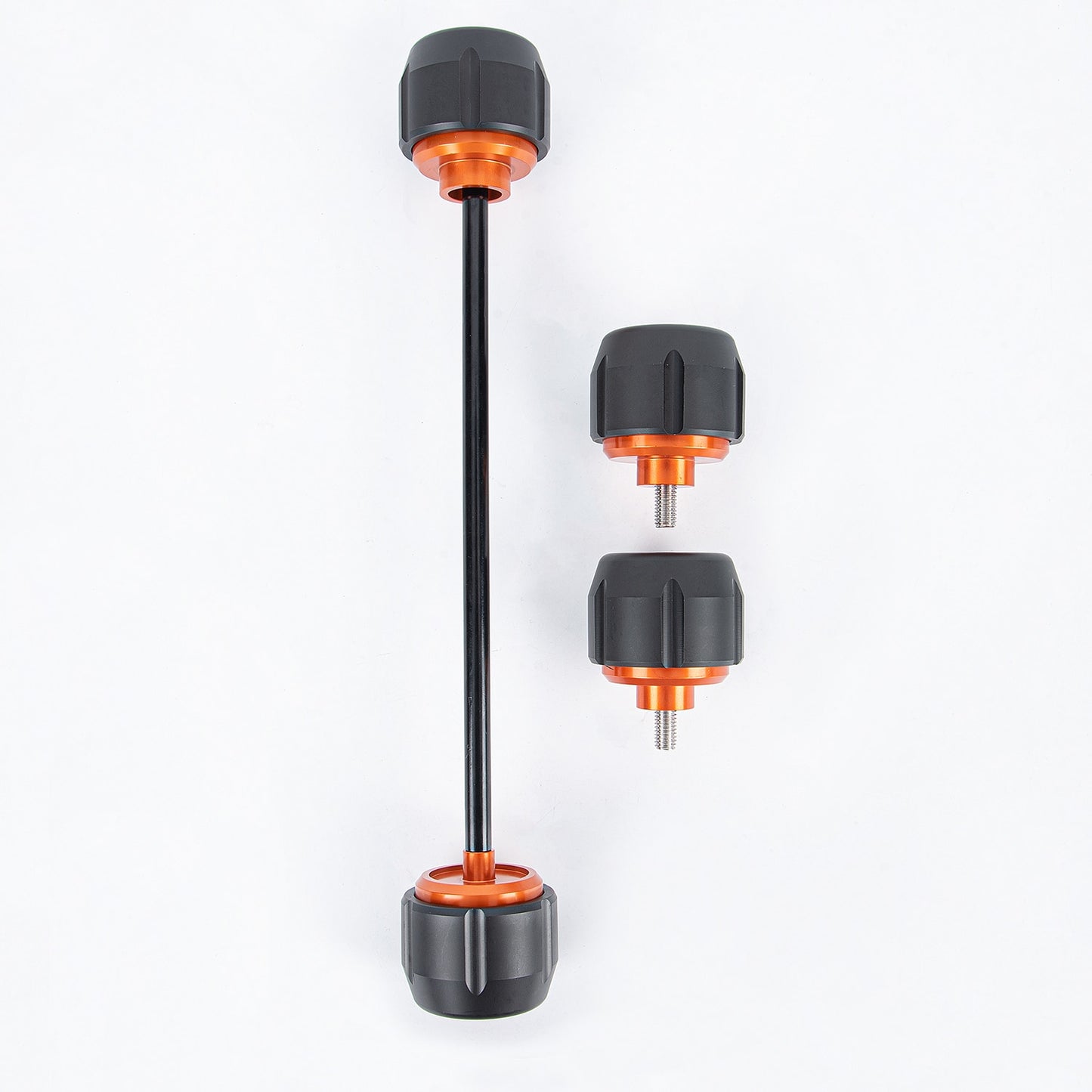 Wolfline RC390 Front Rear Wheel Protector Axle Fork Slider Crash Pads For KTM RC 390 2022 2023 Motorcycle Accessories