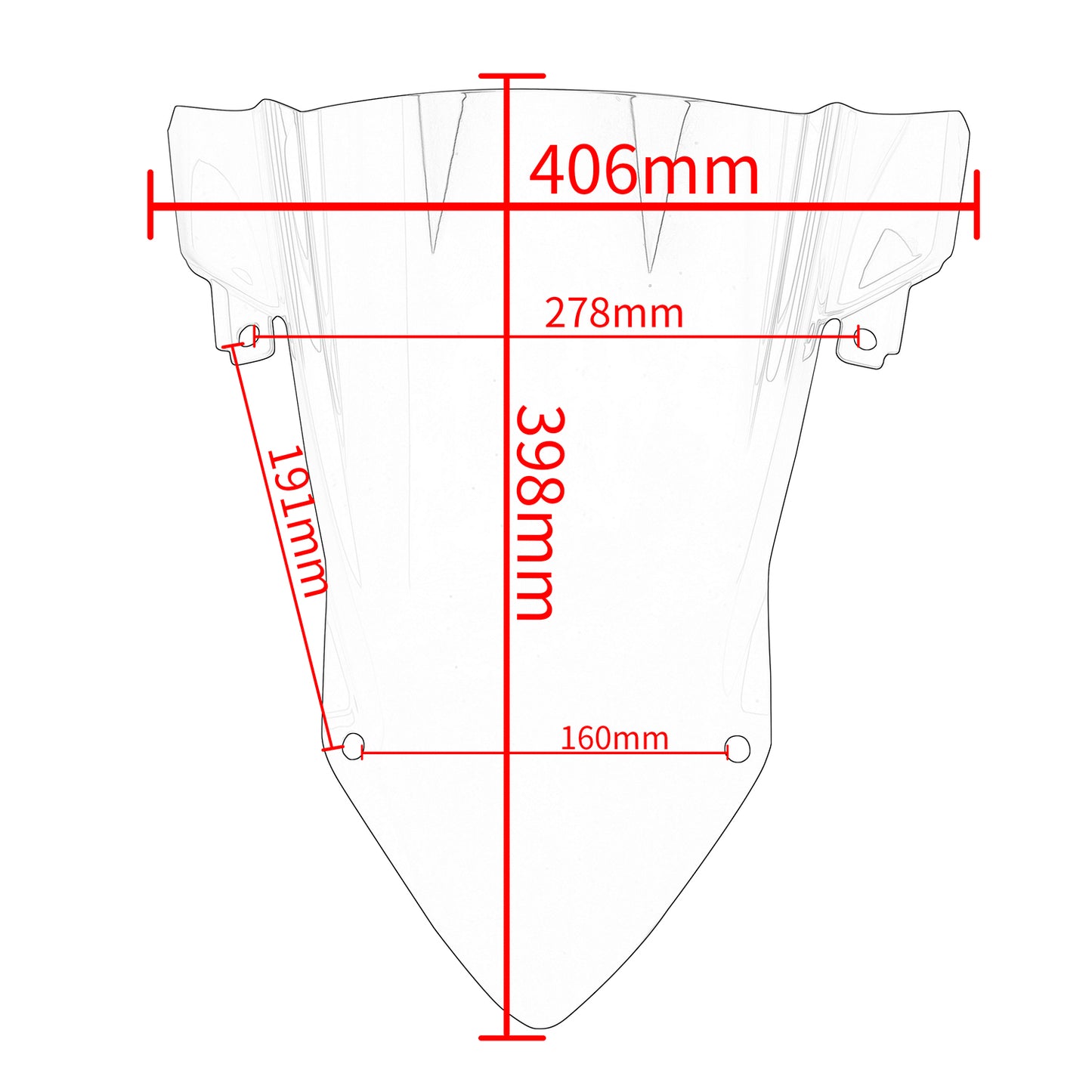 Motorcycle Accessories S1000RR Windscreen Racing Windshield Wind Deflector For BMW S 1000RR S1000 RR 2021 2020 19 Double Bubble