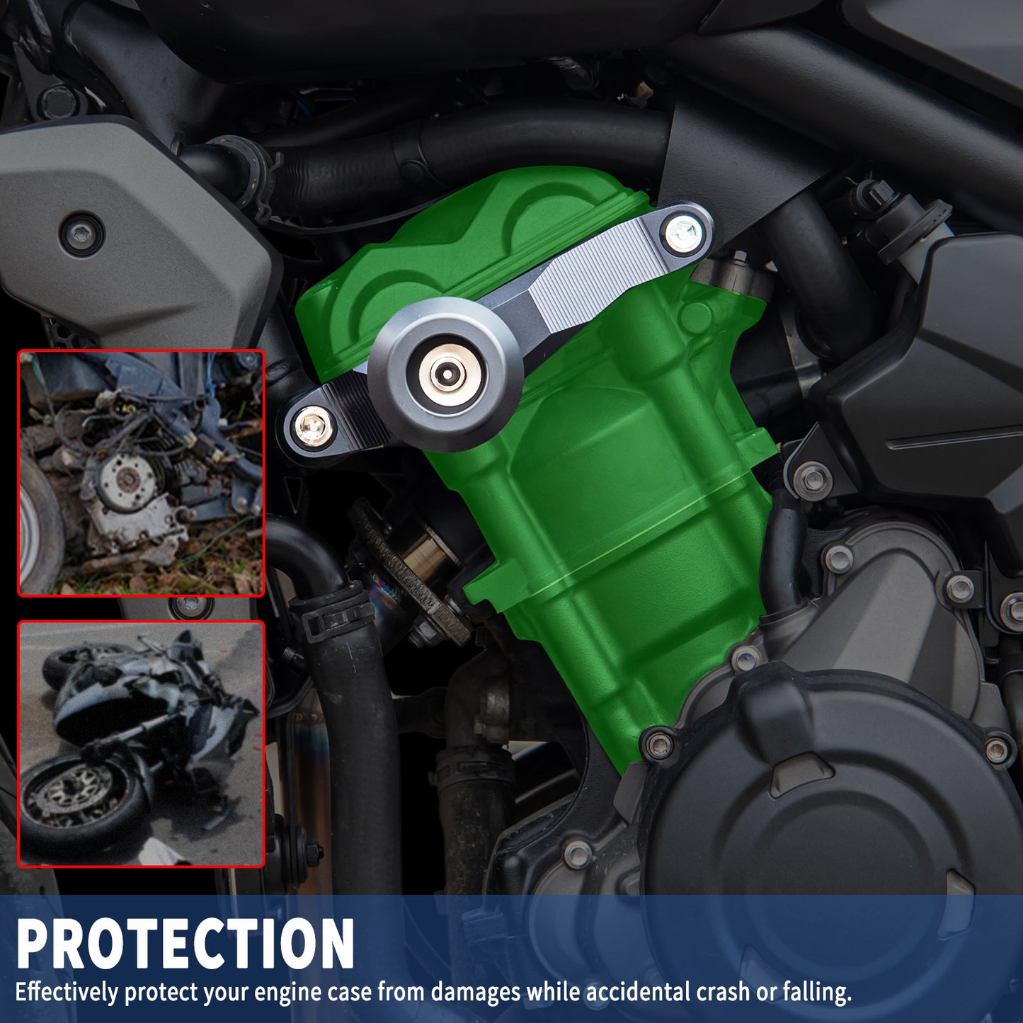 Motorcycle Accessories Falling Protection For Trident 660 2021 22 Frame Slider Fairing Guard Anti Crash Pad Protector Trident660