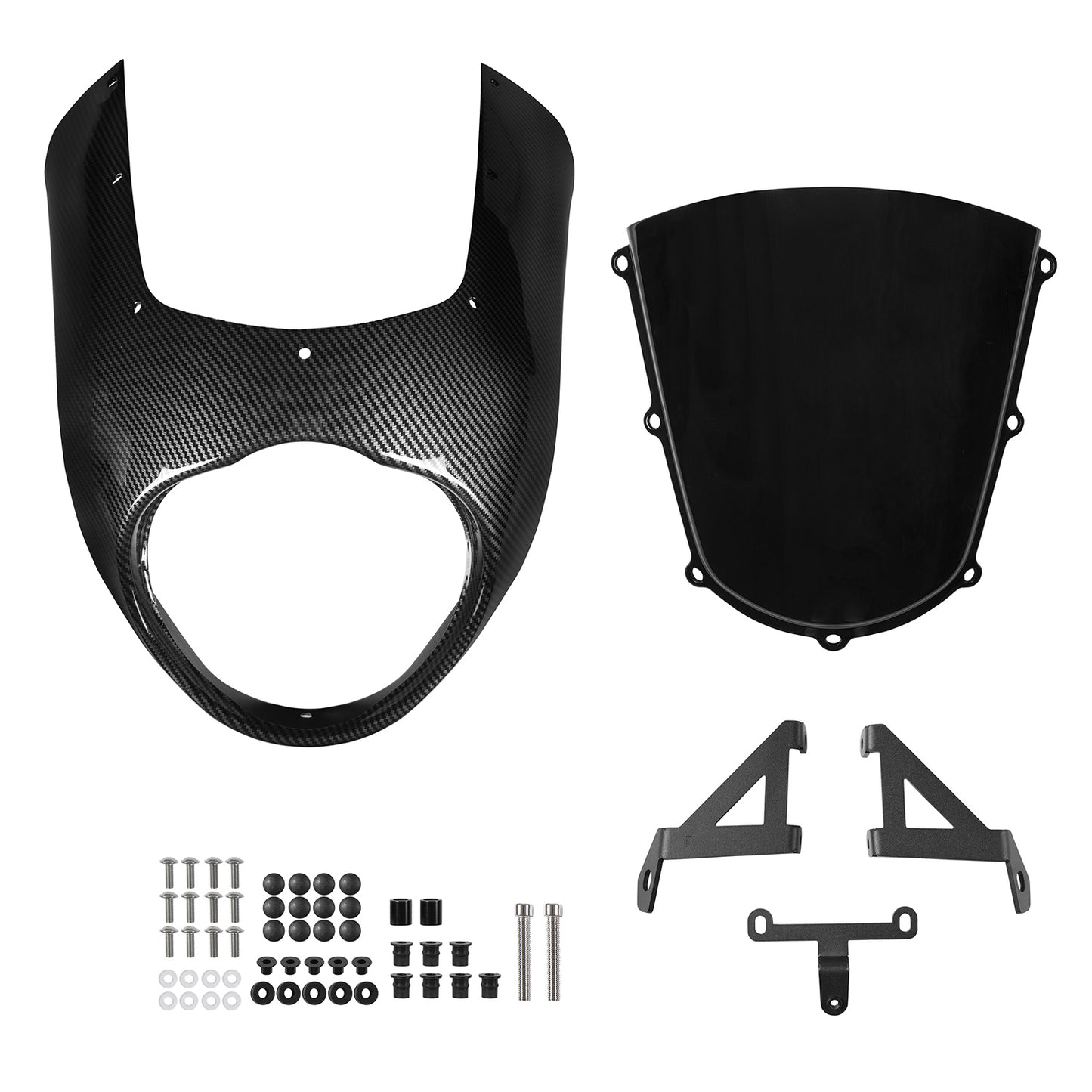 S EN650 Front Headlight Cover Cafe Racer Retro Fairing Windscreen Motorcycle For Kawasaki Vulcan VN650 2015-2023 2022 2021 2020