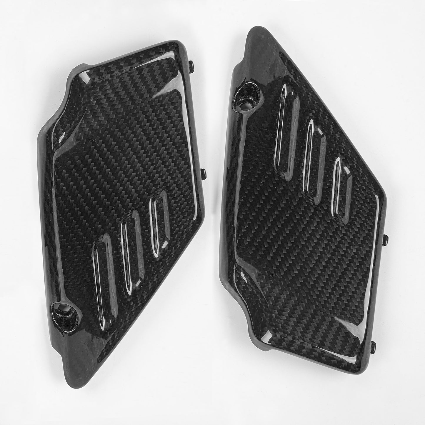 Wolfline Motorcycle Accessories Front Frame Side Cover For Kawasaki Z650RS 2022 2023 Real Carbon Fiber Cowl Panel Trim Body Fairings