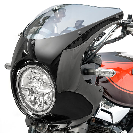 WOLFLINE Headlight Fairing Front Cowl Cover Mask For Kawasaki Z900RS SE 2018 2019 2020 2021 2022 2023 2024 2025 WIndscreen Windshield