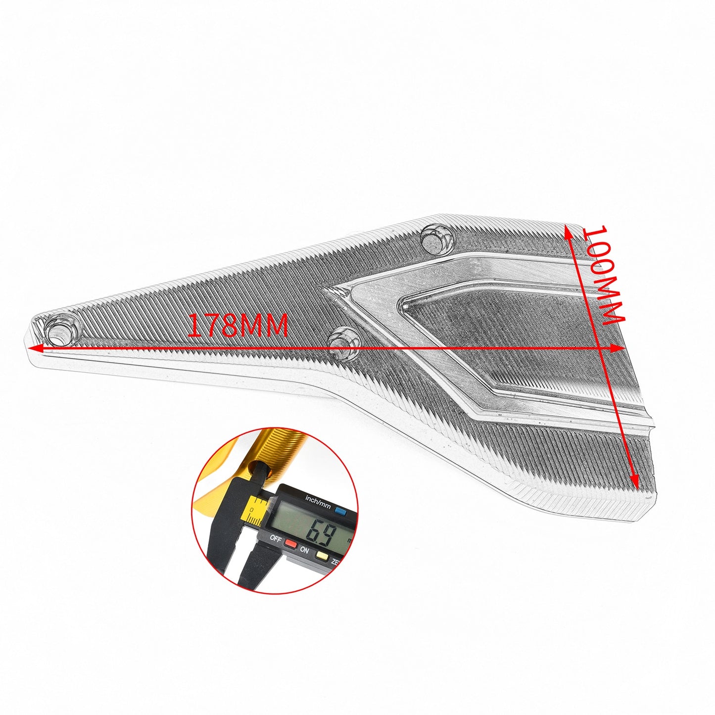 Wolfline XDiavel Radiator Frame Side Cover Bracket Holder For Ducati XDiavel S 2016 2017 2018 2020 2021 2022 2023 Air Intake Grille Cover