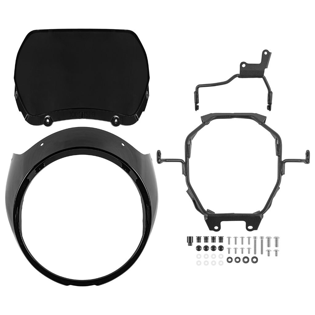 Wolfline Headlight Fairing Windshield Windscreen For Honda GB350 GB350S 2023 2024 GB 350 Motorcycle Accessories Front Cowl Mask Cover Fork