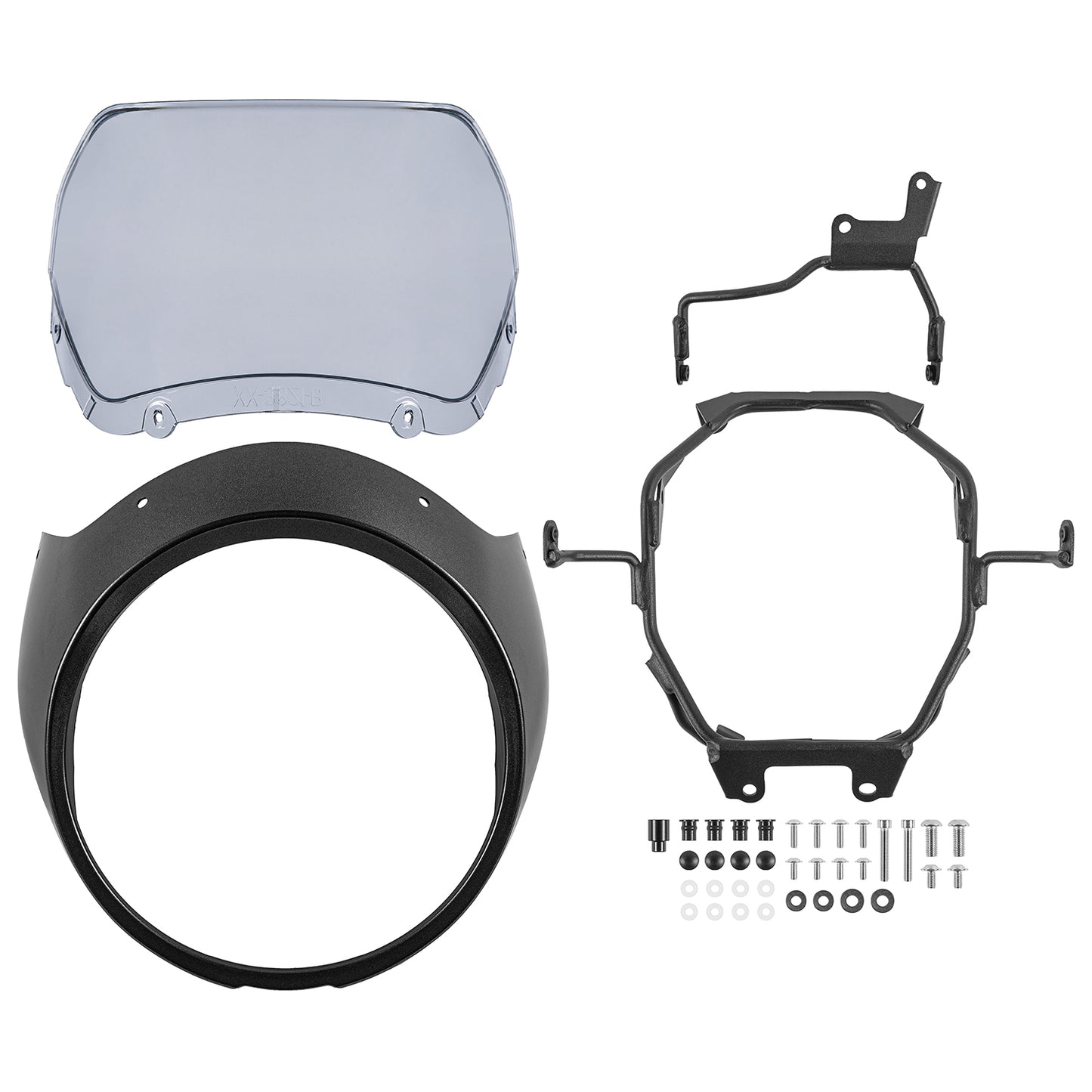 Wolfline Headlight Fairing Windshield Windscreen For Honda GB350 GB350S 2023 2024 GB 350 Motorcycle Accessories Front Cowl Mask Cover Fork