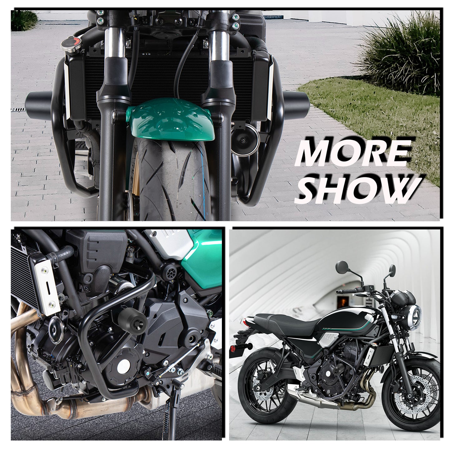 Z650 Z650RS Motorbike Frame Crash Bar Buffer Falling Protector For Kawasaki Z 650 RS 650RS 2017-2023 Highway Engine Guard Bumper