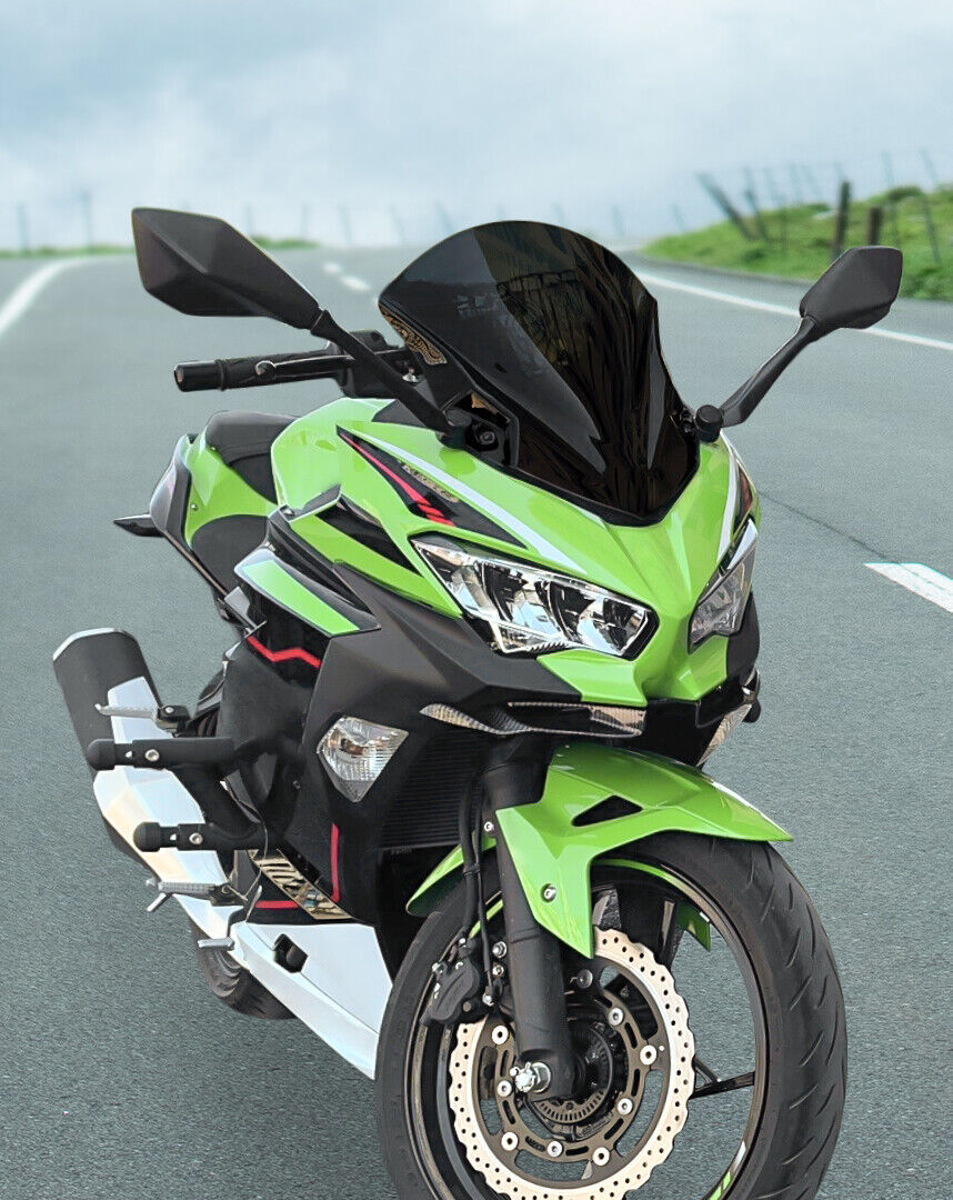 Windscreen Windshield For Kawasaki Ninja 400 2018-2023 2019 2020 2021 2022 Wind Deflector Spoiler