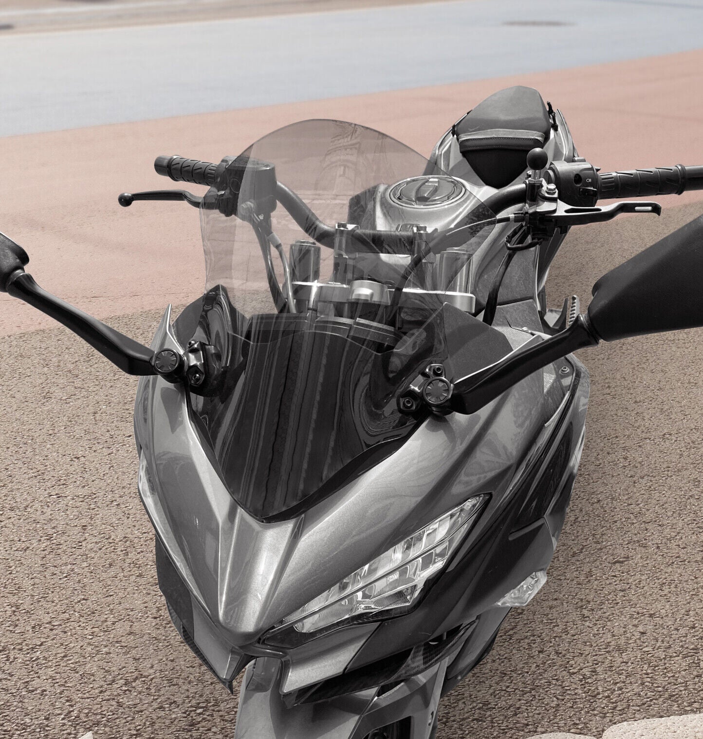 Windscreen Windshield For Kawasaki Ninja 400 2018-2023 2019 2020 2021 2022 Wind Deflector Spoiler