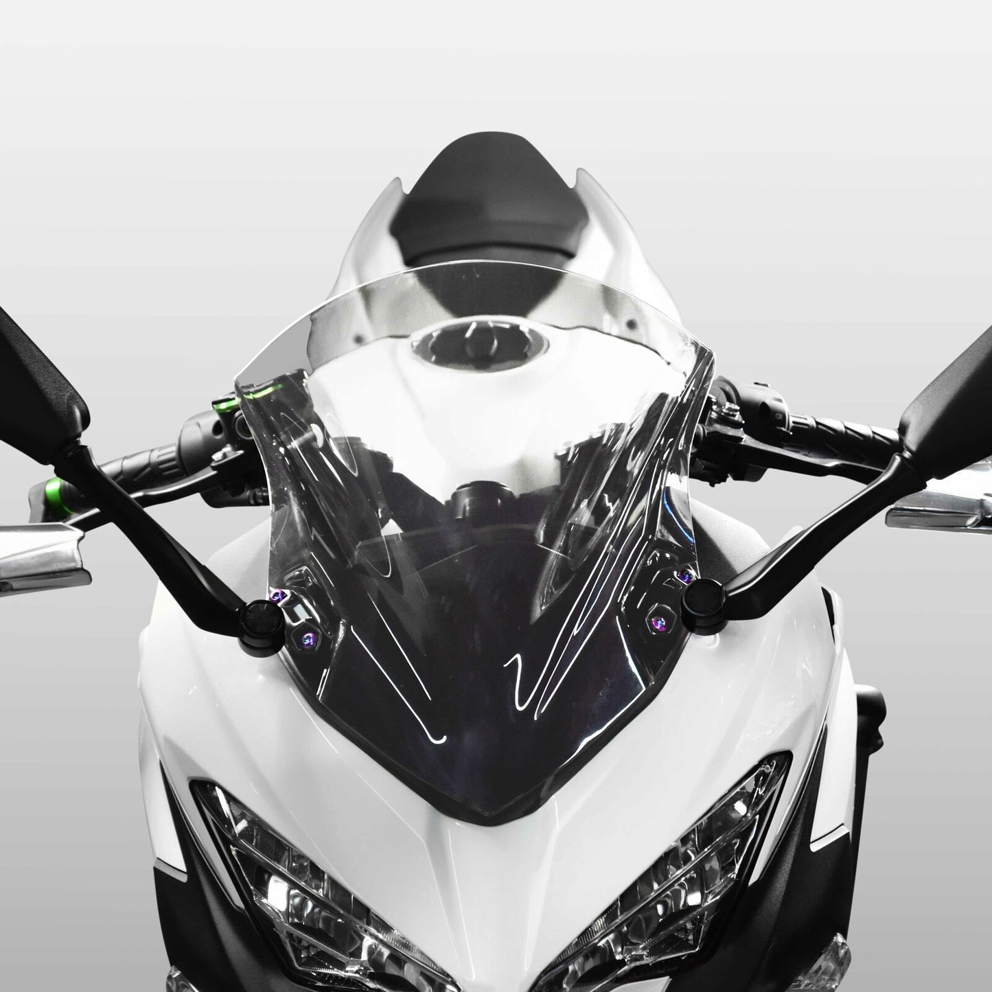 Windscreen Windshield For Kawasaki Ninja 400 2018-2023 2019 2020 2021 2022 Wind Deflector Spoiler